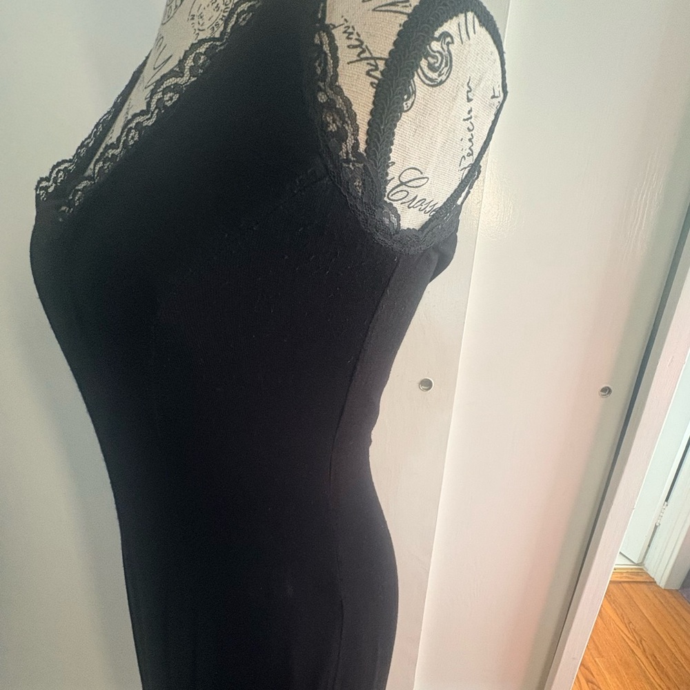 One-of-a-Kind Custom Long Black Dress - Picture 8 of 10